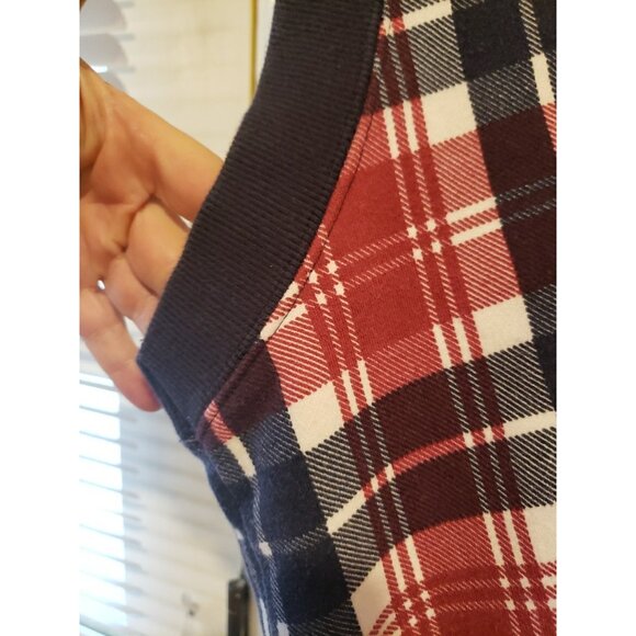 VTG Izod Golf Plaid Sz XL Pullover Vest 90s Preppy Hipster Academia Logo Crest - Picture 5 of 10